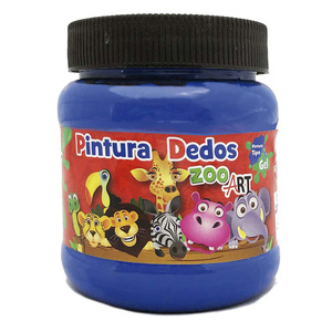 PINTURA DEDOS ZOO ART AZUL 250ML PINTURA DEDOS ZOO ART AZUL 250ML