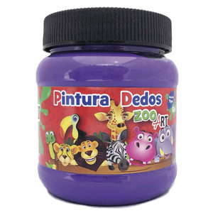PINTURA DEDOS ZOO ART VIOLETA 250ML PINTURA DEDOS ZOO ART VIOLETA 250ML