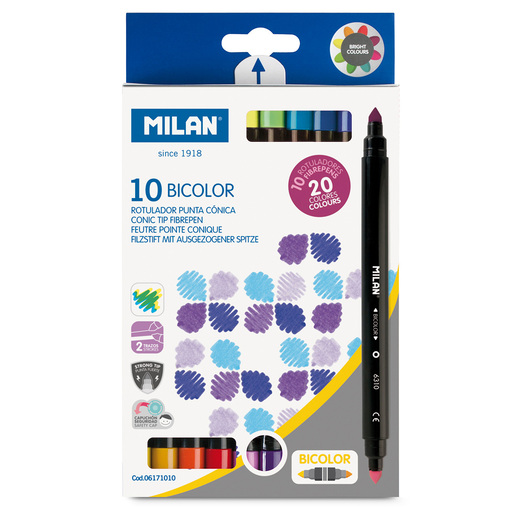 MARCADORES MILAN BICOLOR 10U