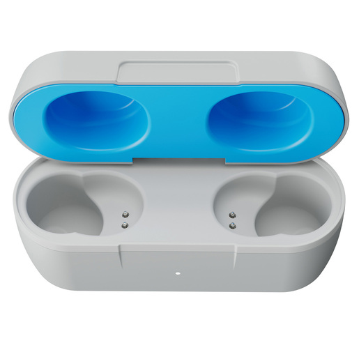 AUDIFONOS SKULLCANDY JIB TRUE 2 WIRELESS IN EAR GRIS CELESTE S1JTW-P948