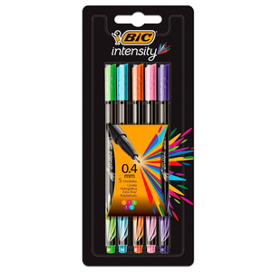 MARCADORES BIC INTENSITY PUNTO FINO 0.4MM 5U COLOR SURTIDO MARCADORES BIC INTENSITY PUNTO FINO 0.4MM 5U COLOR SURTIDO