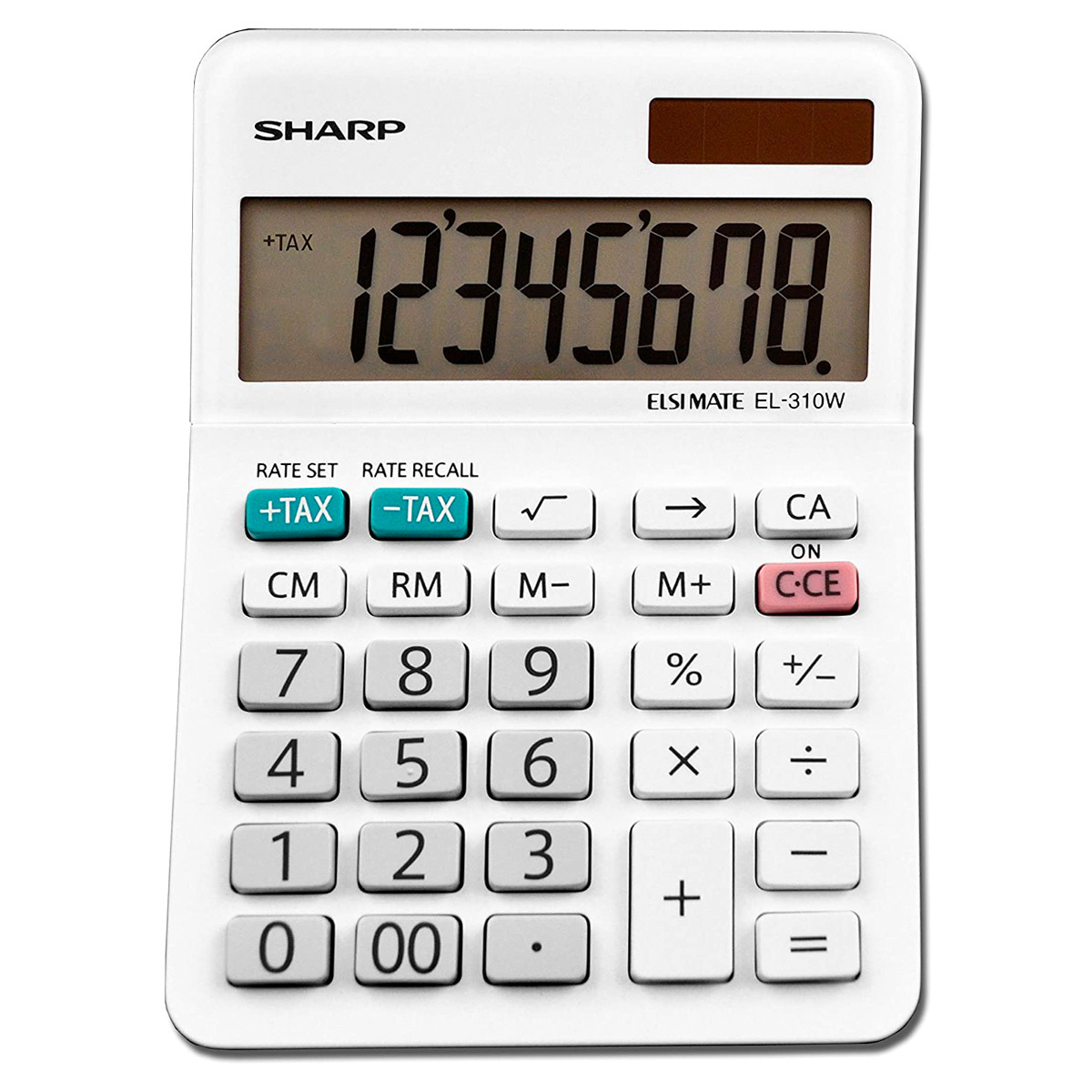 CALCULADORA SHARP EL-310WBS 8 DIGITOS SOLAR