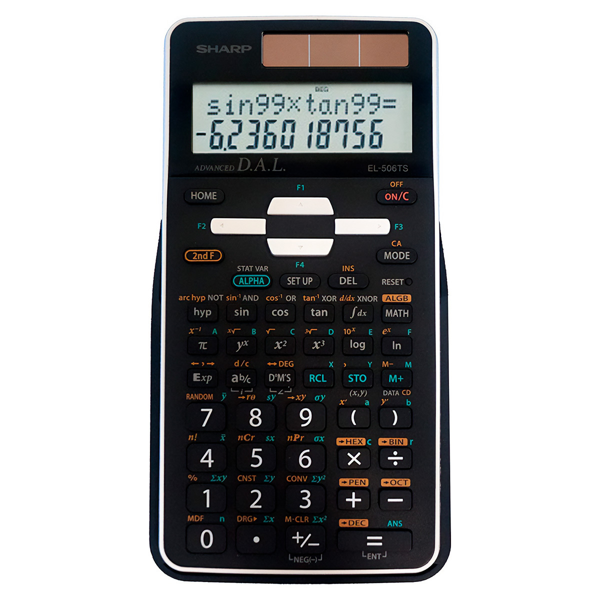 CALCULADORA SHARP CIENTIFICA, COLOR NEGRO EL-506TSBBW | Office Depot ...