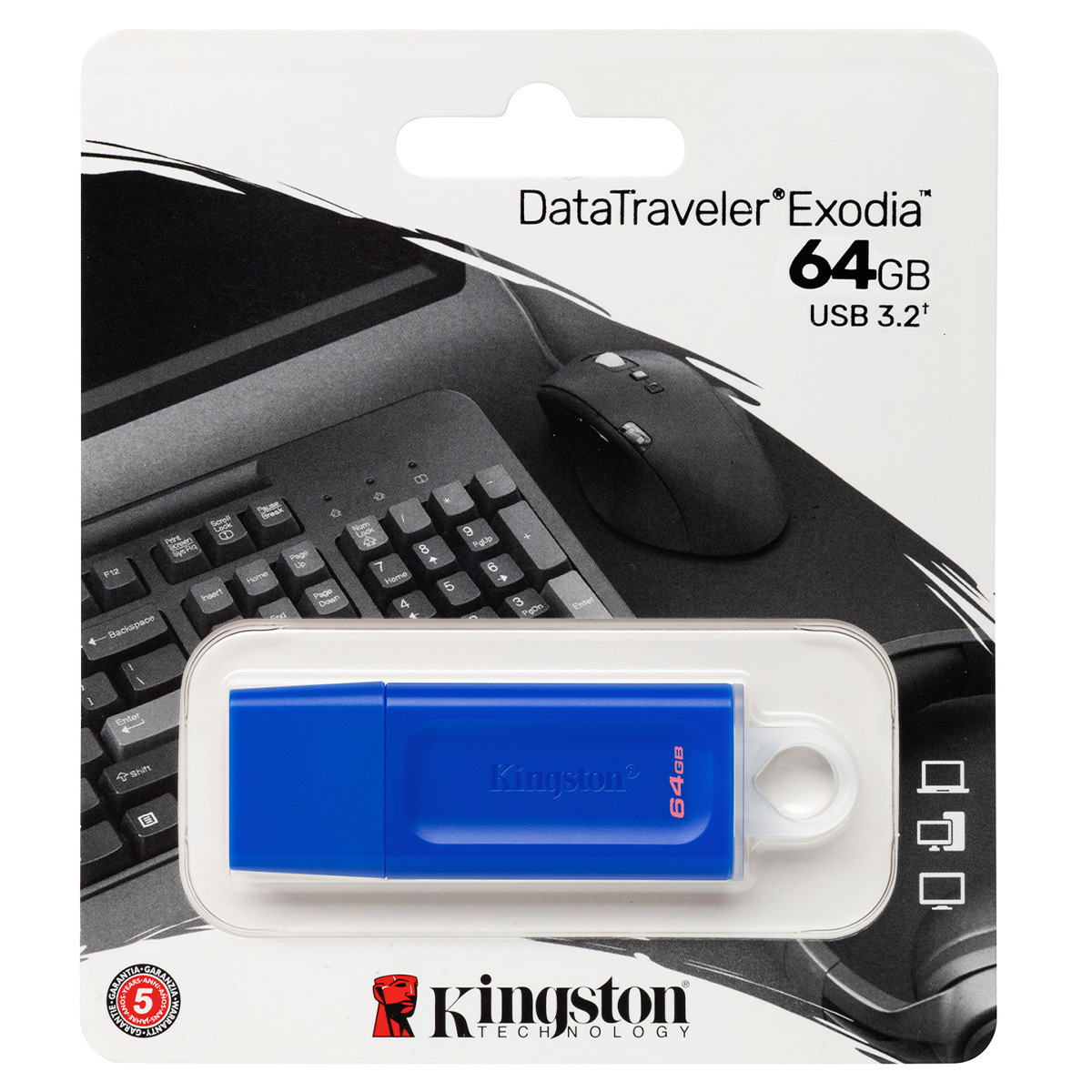 MEMORIA KINGSTON 64 GB 3.2 KC-U2G64-7GB