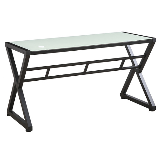 ESCRITORIO PERSONAL DE VIDRIO BLANCO