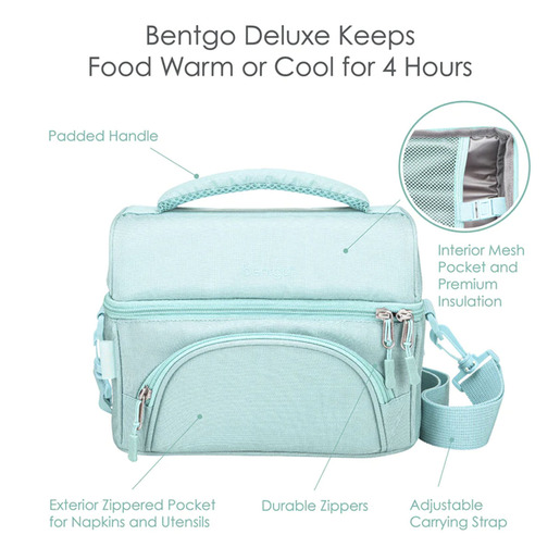 LONCHERA BENTGO DELUX - COASTAL AQUA