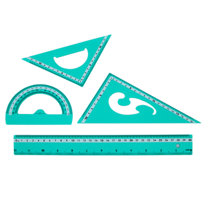 SET GEOMETRICO TOP TEAM 30CM VERDE 4U SET GEOMETRICO TOP TEAM 30CM VERDE 4U