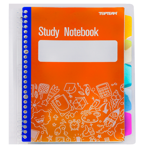 CUADERNO ESPIRAL LINEAS TOP TEAM A5 ANARANJADO 80H CUADERNO ESPIRAL LINEAS TOP TEAM A5 ANARANJADO 80H