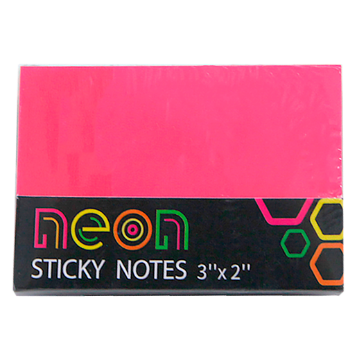 NOTAS ADHESIVAS TOP TEAM 3  X 2   NEON 400H (100H POR COLOR, VERDE, AMARILLO, NARANJA, ROSA)