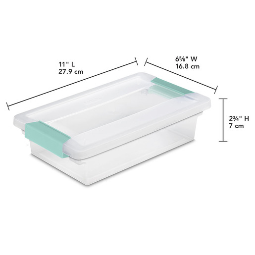 CAJA ORGANIZADORA CIERRE CLIP PEQUENA STERILITE