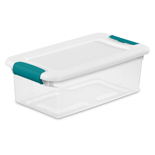 CAJA PLASTICA 5.7 LITROS TAPA BLANCA STERILITE