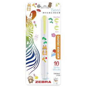 MARCADOR ZEBRA MILDLINER DOBLE PUNTA PET IT 1U (AMARILLO) MARCADOR ZEBRA MILDLINER DOBLE PUNTA PET IT 1U (AMARILLO)