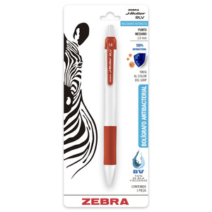 BOLIGRAFO RETRACTIL ZEBRA J-ROLLER RLV 1.00MM ROJA