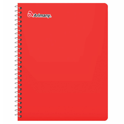 CUADERNO ESPIRAL ARIMANY LINEAS 100H (PASTA DURA)