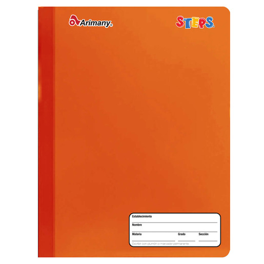 CUADERNO COSIDO ARIMANY STEPS FRANCES LINEAS 100H
