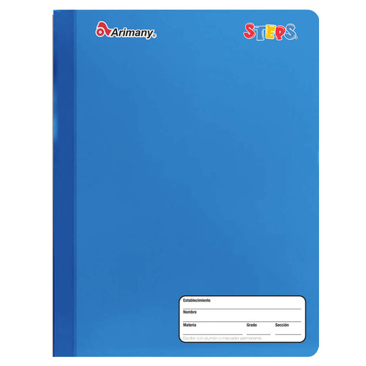 CUADERNO COSIDO ARIMANY STEPS FRANCES CUADROS 100H