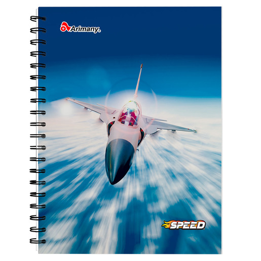 CUADERNO ESPIRAL ARIMANY SPEED MULTIMATERIA 180H (PASTA DURA)