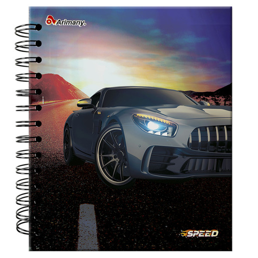 CUADERNO ESPIRAL ARIMANY FRANCES SPEED LINEAS 150H