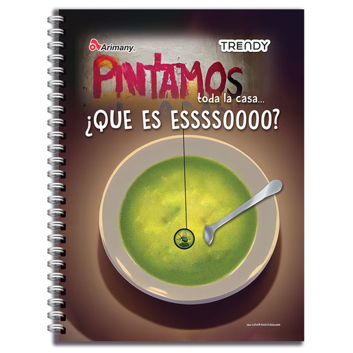 CUADERNO ESPIRAL ARIMANY TRENDY CUADRO 100H (PASTA SEMI DURA)