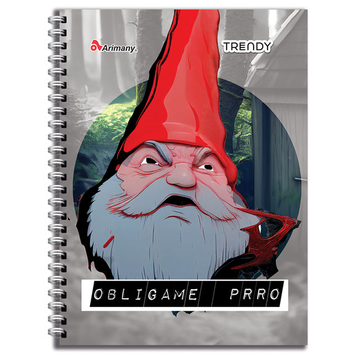 CUADERNO ESPIRAL ARIMANY TRENDY MULTIMATERIAS LINEAS 200H (PASTA SEMI DURA)