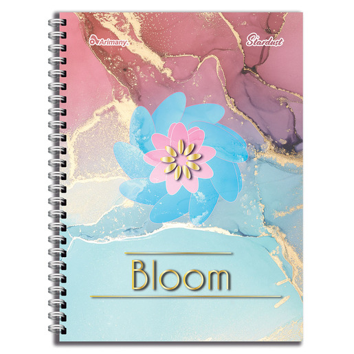 CUADERNO ESPIRAL ARIMANY STARDUST CUADRO 100H (PASTA SEMI DURA)