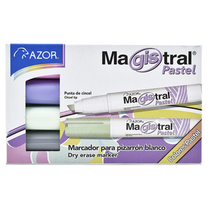 MARCADOR PARA PIZARRA MAGISTRAL PASTEL 4U MARCADOR PARA PIZARRA MAGISTRAL PASTEL 4U