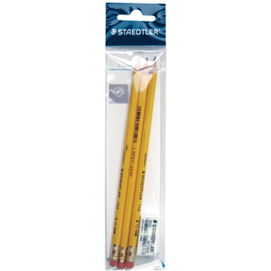 LAPIZ DE GRAFITO STAEDTLER N0.2 + GOMA LAPIZ DE GRAFITO STAEDTLER N0.2 + GOMA