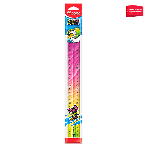 REGLA MAPED TWISTNFLEX  DECOR  30CM