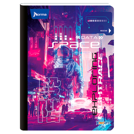 CUADERNO COSIDO RAYA X-PRESARTE (MASCULINO, 100H)