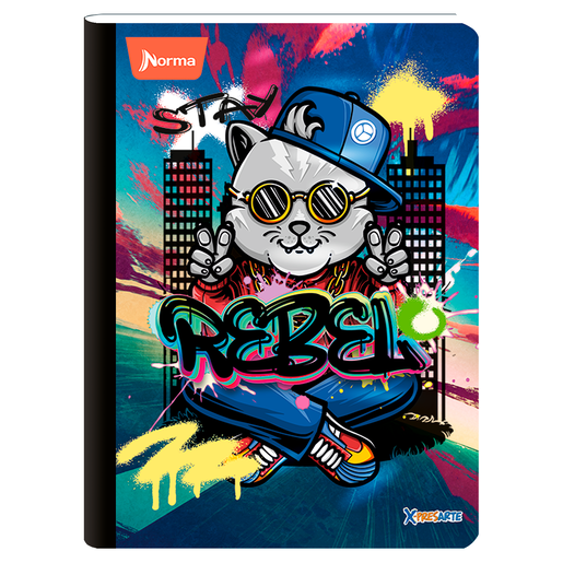 CUADERNO COSIDO RAYA X-PRESARTE (MASCULINO, 100H)