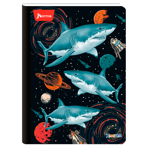 CUADERNO COSIDO RAYA X-PRESARTE (MASCULINO, 100H)