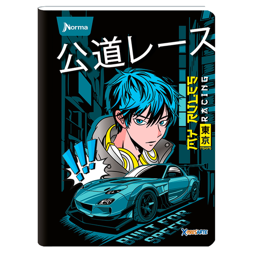 CUADERNO COSIDO RAYA X-PRESARTE (MASCULINO, 100H)