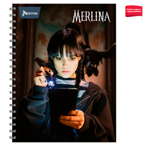 CUADERNO ESPIRAL RAYA (MERLINA, 100H)