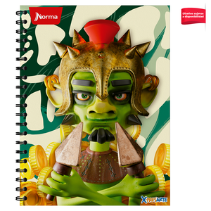 CUADERNO ESPIRAL RAYA X-PRESARTE (MASCULINO, 100H)