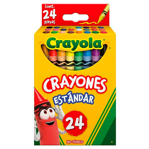 CRAYONES CRAYOLA CLASICOS 24U