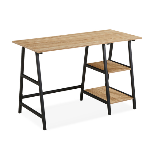 ESCRITORIO PERSONAL CON LIBRERA ABIERTA VINTAGE