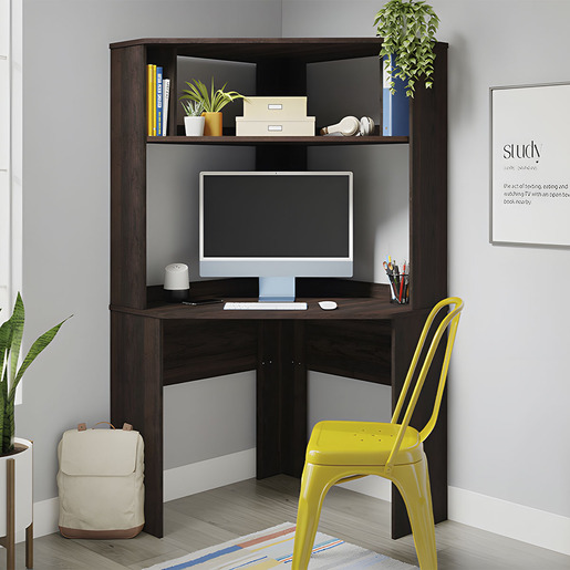 ESCRITORIO DE ESQUINA CON LIBRERO CANELA