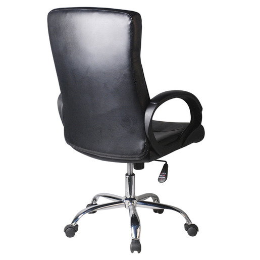 SILLA EJECUTIVA CUERINA NEGRO