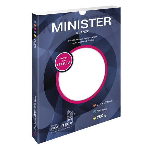 PAPEL MINISTER BLANCO 200G 50HJS