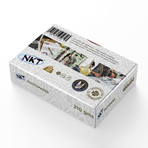 PAPEL FOTO 210G /4X6 GLOSSY 50 HOJAS FOLDER