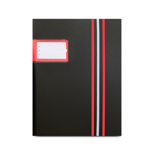 CARPETA DE PRESENTACION IOFFICE10 BOLSILLOSROJO IO-F104