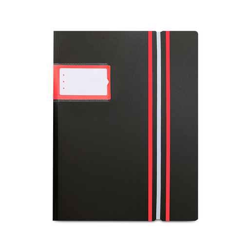 CARPETA DE PRESENTACION IOFFICE30 BOLSILLOSROJO IO-F105