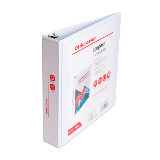 CARPETA, 3 ARILLOS EN  D , TAMANO CARTA, 1.5 PULG