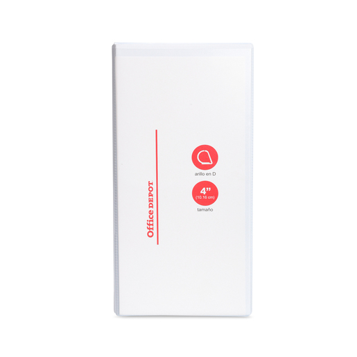 CARPETA, 3 ARILLOS EN  D , TAMANO CARTA, 4.0 PULG