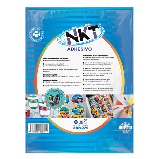 PAPEL ADHESIVO 115G /CRT GLOSSY 20H EN BOLSA