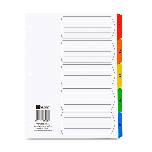 DIVISIONES CARTA IO-DIV5LETTER