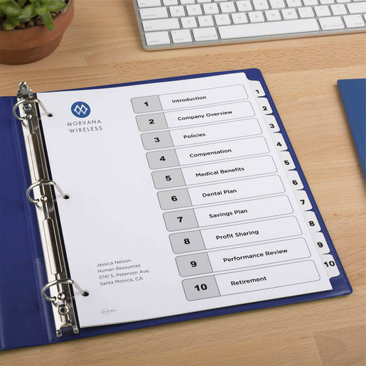 DIVISIONES 10DIV B N L/INKJET