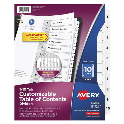 DIVISIONES 10DIV B N L/INKJET