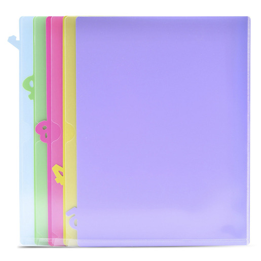 FOLDER PORTADOCUMENTOS TCARTA C/PESTANA EN NUMERO DE COLOR 1-5