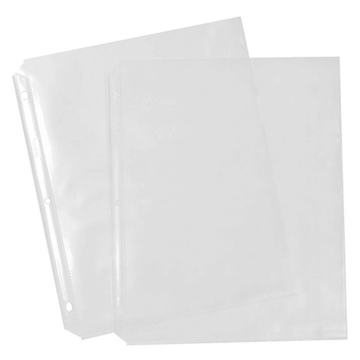 PROTECTOR DE HOJA ACABADO CRISTALINO 50 PZ